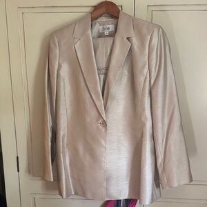 Le Suit Shimmering Beige Blazer